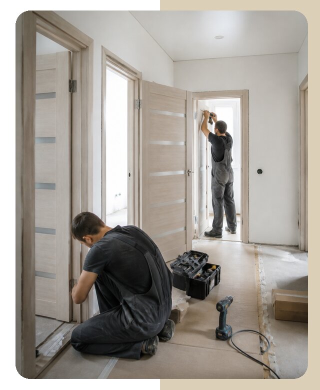 Монтаж нескольких дверей в Истре по цене от 10058 р. | ДвериЛегко-Ста