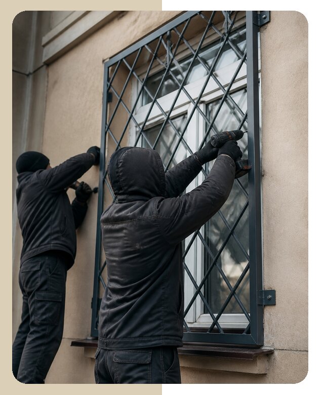Установка антивандальных решеток на окна в Истре